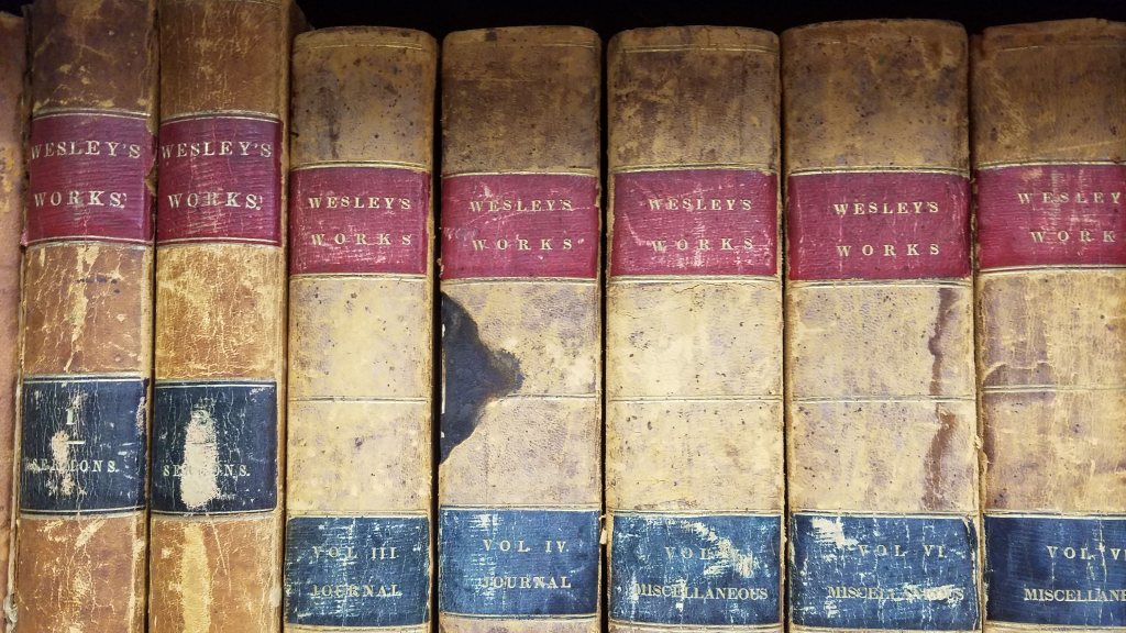 Old books in a seminary library